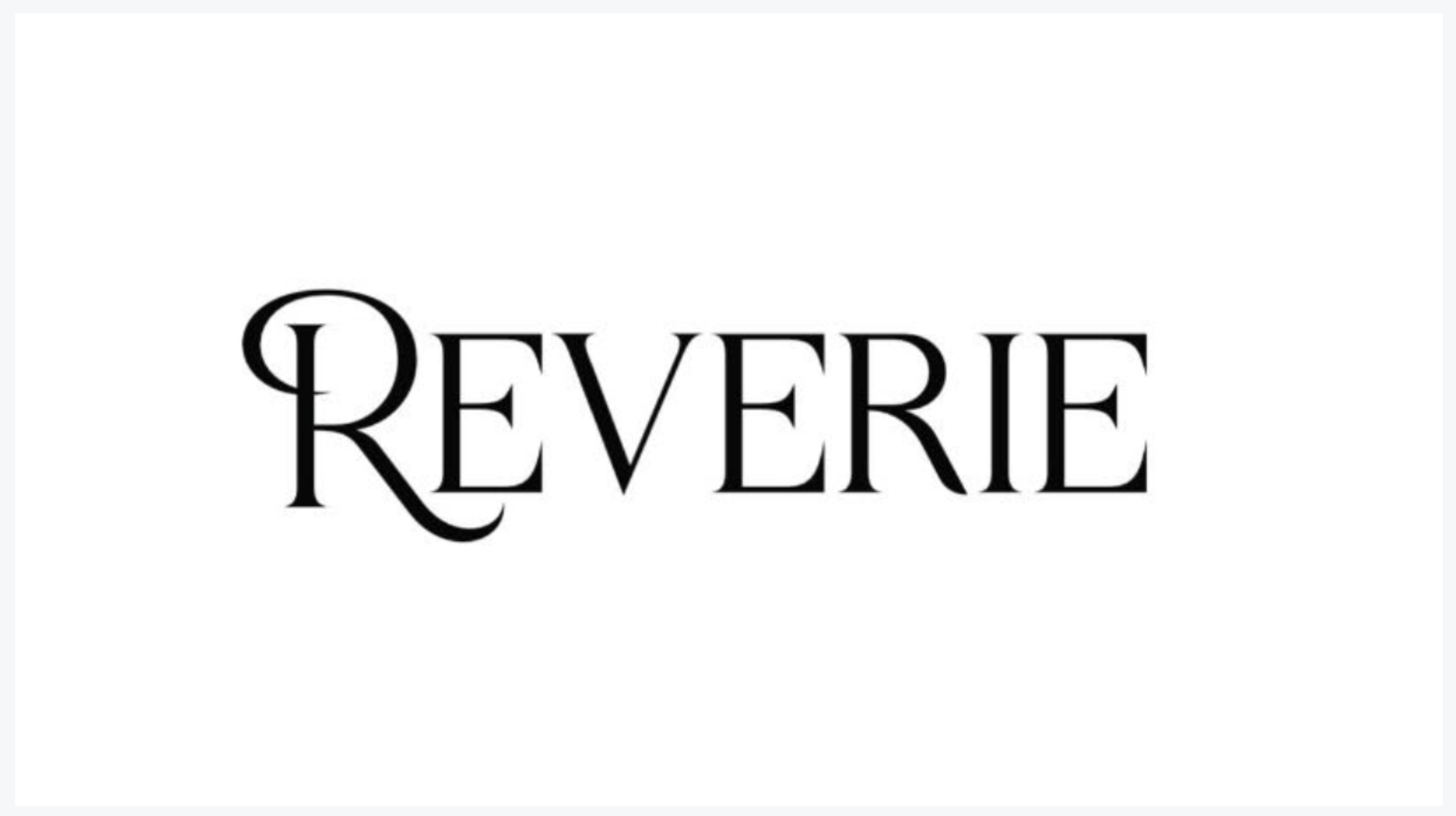 Reverie product development 